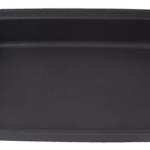 Rachael Ray Yum-o! Bakeware Oven Lovin' Nonstick Loaf Pan, 9-Inch by 5-Inch Steel Pan, Gray with Orange Handles