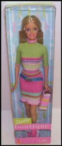 blonde barbie boutique 2002 doll