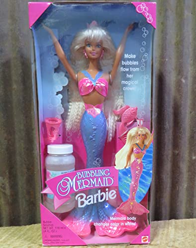 Barbie Bubbling Mermaid Doll w Color Change Body (1996)