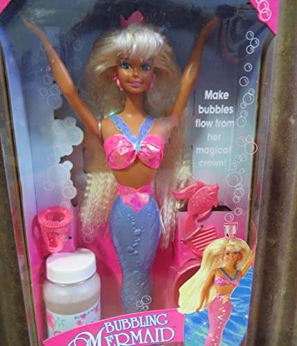 Barbie Bubbling Mermaid Doll w Color Change Body (1996)