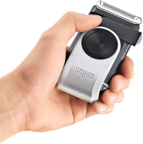 Braun Pocket M90 Rasierer Stainless Steel Battery Powered Shaver