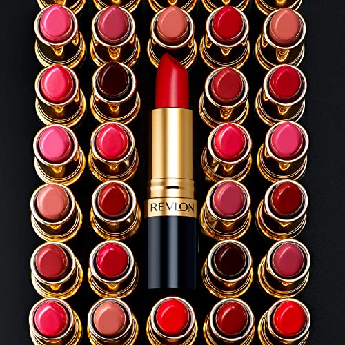 Revlon Lipstick, Super Lustrous Lipstick, High Impact Lipcolor with Moisturizing Creamy Formula, Infused with Vitamin E and Avocado Oil, 415 Pink in the Afternoon