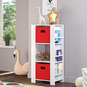 RiverRidge 2 Pc Storage, Red Folding Bin, 2 Piece