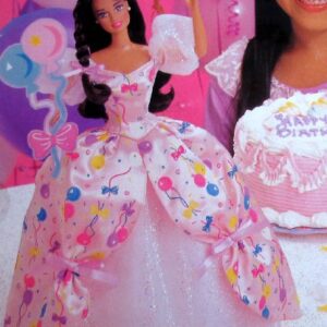 Birthday Barbie Doll (Brunette) - Prettiest Present For Your... Special Day! (1996)