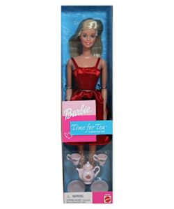 barbie time for tea doll w 4 piece tea set (2000)