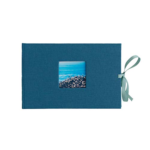 Kolo Noci Small 4x6 Photo Album, Holds 24 Photos, Ideal for Weddings and Baby Books, Lake