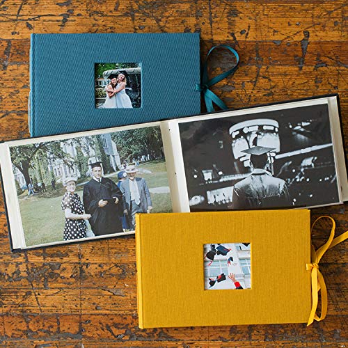 Kolo Noci Small 4x6 Photo Album, Holds 24 Photos, Ideal for Weddings and Baby Books, Lake