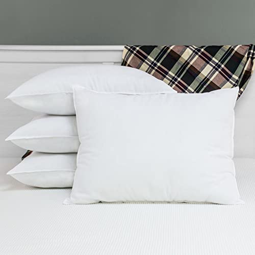 BioPEDIC - 4-Pack Bed Pillows with Built-In Ultra-Fresh Anti-Odor Technology, Standard Size, White