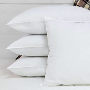 BioPEDIC - 4-Pack Bed Pillows with Built-In Ultra-Fresh Anti-Odor Technology, Standard Size, White