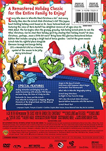 Dr. Seuss' How the Grinch Stole Christmas (Deluxe Edition)