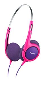 philips shk1031 kids headphones on-ear pink/purple shk1030