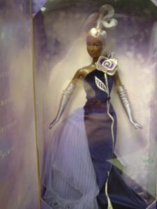 bob mackie avon the sterling silver rose barbie collectibles doll african american