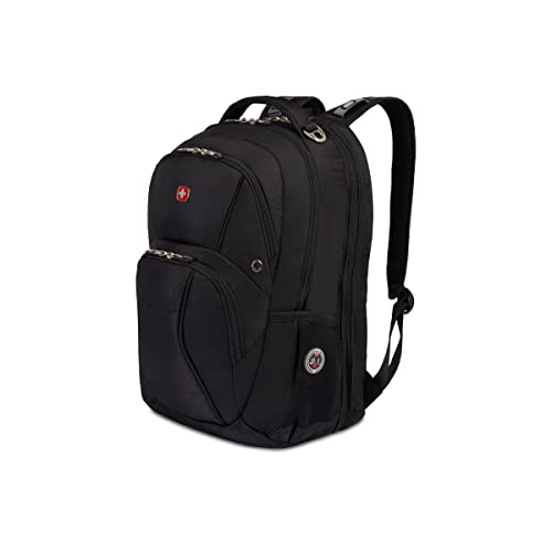 Swiss Gear SA1908 Black TSA Friendly ScanSmart Laptop Backpack - Fits Most 17 Inch Laptops and Tablets