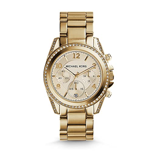 Michael Kors Golden Runway Watch with Glitz MK5166