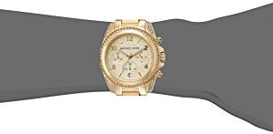 Michael Kors Golden Runway Watch with Glitz MK5166