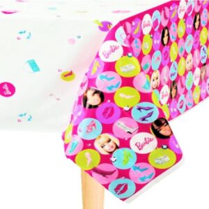 Barbie, All Dolled Up 54" x 102" Plastic Table Cover