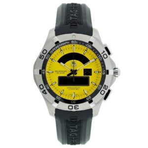 tag heuer men's caf1011.ft8011 men's aquaracer chronotimer watch