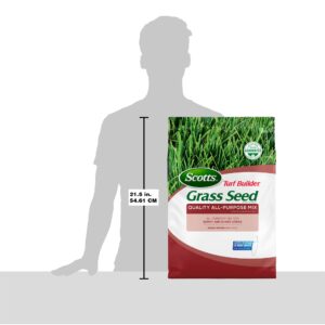 Scotts Turf Builder Grass Seed Quality All-Purpose Mix for Sunny and Shady Areas, 20 lbs.