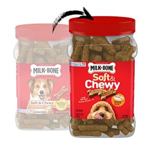 Milk-Bone Soft & Chewy Dog Treats, Chicken, 25 Ounce