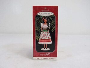hallmark keepsake ornament 1998 mexican barbie dolls of the world