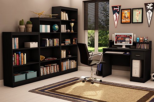 South Shore Axess 5-Shelf Bookcase - Black