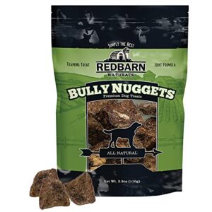 redbarn all natural dog treats made in the usa - healthy dog snacks - nutritious training treat - grain free dog treats - supports hip and joint for dogs - tasty beef lung dog treats - bully nuggets