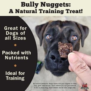 Redbarn All Natural Dog Treats Made in The USA - Healthy Dog Snacks - Nutritious Training Treat - Grain Free Dog Treats - Supports Hip and Joint for Dogs - Tasty Beef Lung Dog Treats - Bully Nuggets