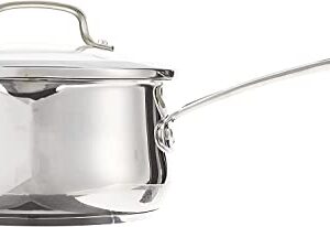 Cuisinart 419-18P 2-Quart Pour Saucepan with Cover Contour Cookware, Stainless Steel