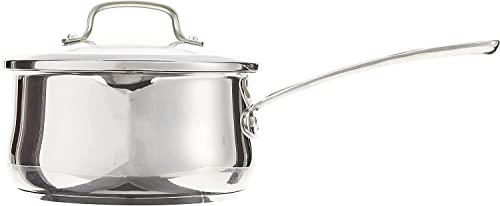 Cuisinart 419-18P 2-Quart Pour Saucepan with Cover Contour Cookware, Stainless Steel