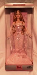 mattel barbie 2002 birthstone collection - october opal barbie doll