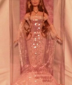 Mattel Barbie 2002 Birthstone Collection - October Opal Barbie Doll