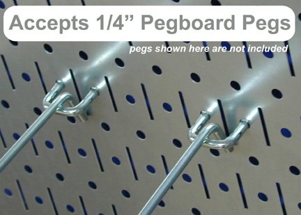 Metal Pegboard Strip - Galvanized Pegboard
