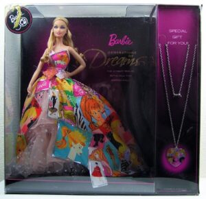 barbie 50th anniversary generation of dreams doll with bonus necklace