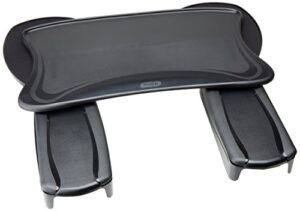 mobo chair mount ergo keyboard and mouse tray system - 2.5-inch x 12.5-inch x 7.5-inch - black