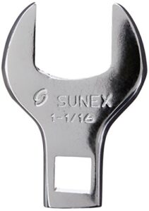 sunex 97734a 1/2" dr. 1-1/16" jumbo crowfoot wrench crv, alloy steel