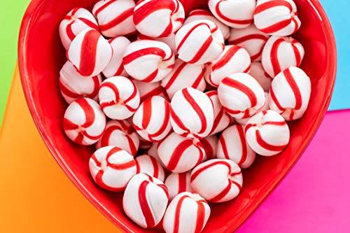 Bob's Sweet Stripes Soft Peppermint Candy, 160 Individually-Wrapped Pieces, 28 Ounce Jar