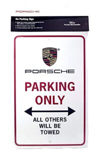 porsche parking only sign, genuine product