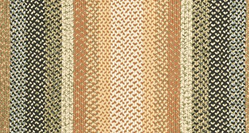 SAFAVIEH Braided Collection Area Rug - 4' x 6' Oval, Multi, Handmade Country Cottage Reversible, Ideal for High Traffic Areas in Living Room, Bedroom (BRD308A)