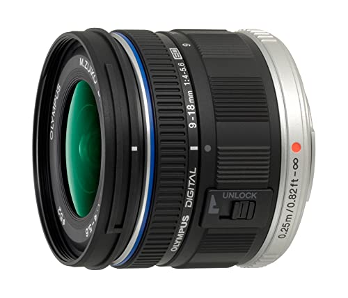 Olympus M.Zuiko Digital ED 9-18mm F4.0-5.6 Lens, for Micro Four Thirds Cameras