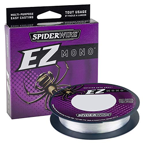 SpiderWire® EZ Mono™, Fluorescent Clear/Blue, 9lb - 220yd