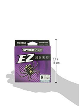 SpiderWire® EZ Mono™, Fluorescent Clear/Blue, 9lb - 220yd