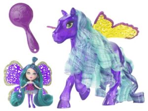 barbie mini fairy and pony purple