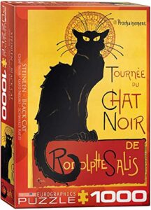 eurographics chat noir by steinlen 1000 piece puzzle (6000-1399)