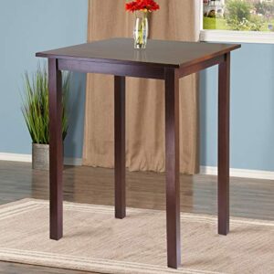 Winsome Parking 3-pc Pub Set Dining Table, Walnut