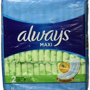 Always Maxi Long Without Wings - 6 Pack