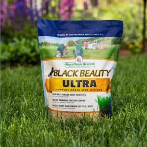 Jonathan Green (10323) Black Beauty Ultra Grass Seed - Cool Season Lawn Seed (25 lb)