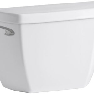 KOHLER K-4436-0 Wellworth 1.28 gpf Toilet Tank with Class Five Flushing Technology, White