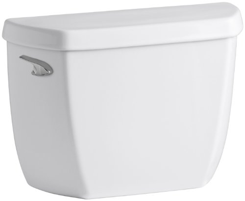 KOHLER K-4436-0 Wellworth 1.28 gpf Toilet Tank with Class Five Flushing Technology, White