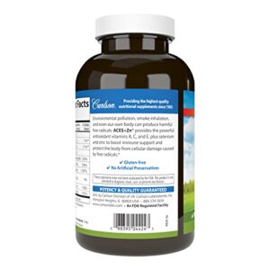 Carlson - ACES + Zn, Vitamins A, C, E + Selenium & Zinc, Thyroid Support, Multivitamin with Zinc, Cellular Health & Immune Support, Selenium Multivitamin, Antioxidant, 360 Softgels