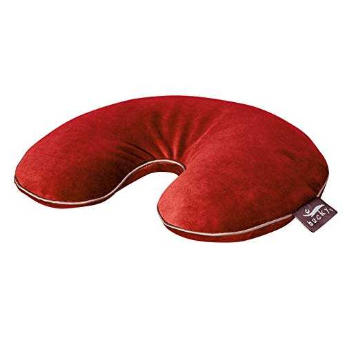 Bucky Utopia U-Shaped Neck Pillow, Cherry Red, One Size